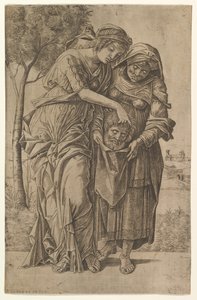Judit és szolgálóleánya Holofernész fejével, 1500-1530.
