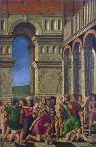 Mocetto, Girolamo (kb. 1458-1531) Az ártatlanok mészárlása Olaj, vászon kb 1510-1520 National Gallery, London 67,9x44,5