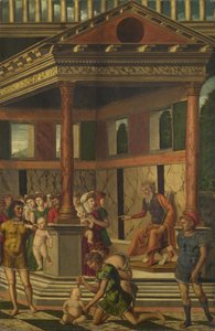 Az ártatlanok lemészárlása Heródesszel, kb. 1510-1520