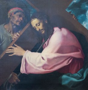 A keresztet hordozó Krisztus