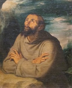 Assisi Szent Ferenc (olaj, vászon)