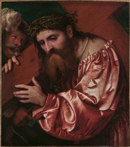 A keresztet hordozó Krisztus alkotó: Girolamo Romanino