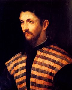 Egy férfi portréja, Girolamo Romano (1485-1560), olaj, vászon.