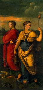 Girolamo da Carpi Szent Lucia és Szent Agáta (körülbelül 1501-1556)