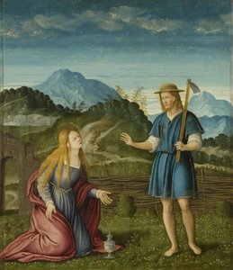„Noli Me Tangere”, Krisztus megjelenik a Magdolnának, 1525 körül (olaj, tábla)