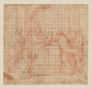 Bemutató a templomban alkotó: Girolamo da Santacroce