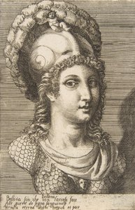 Bellona mellszobra, kb. 1531-76. alkotó: Giulio Bonasone