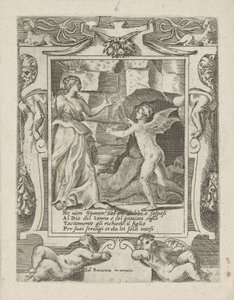 Juno megparancsolja az alvásnak, hogy szálljon le a Jupiterre Juno szerelme, haragja és féltékenysége (sorozat címe) Amori sdegni et gielosie di Giunone (sorozat címe)