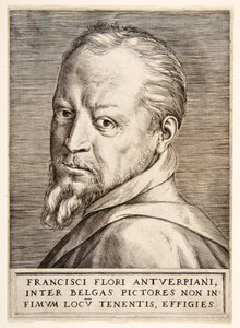 Frans Floris portréja, 16. század. alkotó: Giulio Bonasone