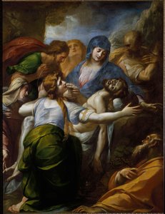 Pieta. Siralom Krisztus haláláról. (Festés