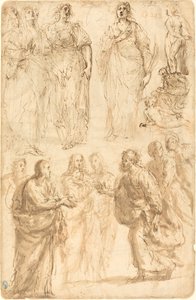Jelenetek Szent Péter életéből alkotó: Giulio Cesare Procaccini