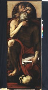 Szent Jeromos angyallal alkotó: Giulio Cesare Procaccini