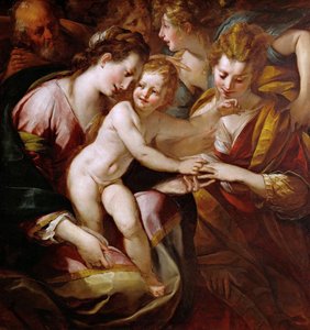 Szent Katalin misztikus házassága c. 1616-1618.