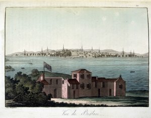 Boston városának látványa – „A régi és modern kosztümben”, Dr. Jules Ferrario, szerk. Milánó alkotó: Giulio Ferrario