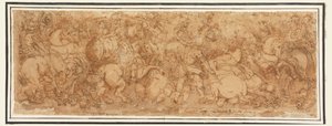Csata jelenet alkotó: Giulio Romano