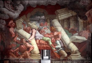 A gének (vagy titánok) bukása alkotó: Giulio Romano