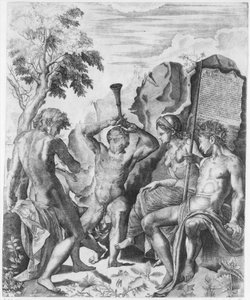 Apollo és Marsyas versenye és Midas ítélete, 1562.