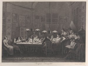 Rosaspina rajzakadémiája, 1811. alkotó: Giulio Tomba