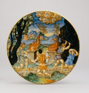 Tányér alkotó: Giulio da Urbino