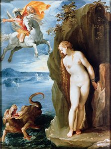Perseus megmenti Andromédát