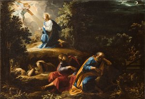 Az agónia a kertben (Krisztus az Olajfák hegyén) alkotó: Giuseppe Cesari