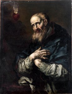Saint Francois-de-Sales (Saint Francois de Sales) (1567-1622), Eveque de Geneve festmény Giuseppe Antonio Pianca (1703-1757) 18. századi génjei, Galleria di Palazzo Bianco alkotó: Giuseppe Antonio Pianca