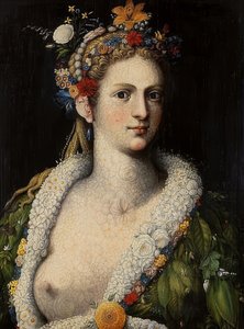 A prostituált flórája 1590 alkotó: Giuseppe Arcimboldo