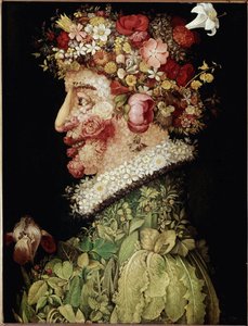 Giuseppe Arcimboldo (1527-1593) tavaszi festménye. 1589. Madrid. San Fernando Királyi Képzőművészeti Akadémia, Madrid alkotó: Giuseppe Arcimboldo