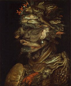 A víz allegóriája, 1566 körül. alkotó: Giuseppe Arcimboldo Circle of .