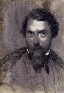 Önarckép (kréta papíron) alkotó: Giuseppe Baldini