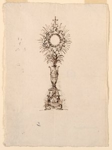 Tervezés Monstrance számára alkotó: Giuseppe Barberi