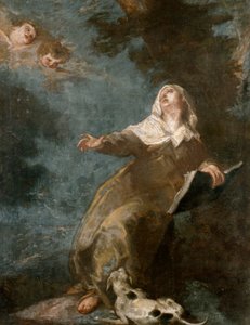 Cortonai Szent Margit (olaj, vászon)