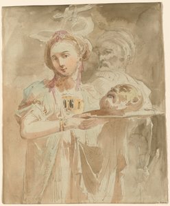 Salome Keresztelő Szent János fejével alkotó: Giuseppe Bernardino Bison