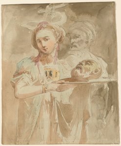 Salome Keresztelő Szent János fejével alkotó: Giuseppe Bernardino Bison
