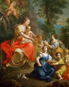 Az ártatlanság allegóriája, Giuseppe Bonito (1707-1789), Részlet