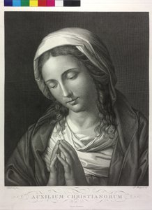 Imádkozó Madonna alkotó: Giuseppe Bortignoni