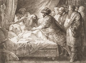 A festészet allegóriája Leonardo da Vinci halála, kb. 1780-99.