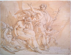 Bacchus és Ariadne, 1780-as évek.