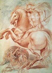 Szent György sárkánycsodája alkotó: Giuseppe Cesari