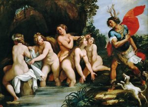 Diana és Actaeon, 1600-1603 körül.