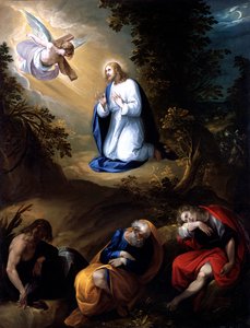 „Az agónia a kertben”, 1590-es évek alkotó: Giuseppe Cesari