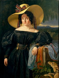 Giuseppe Colzi De Cavalcanti Carlotta Grifoni portréja