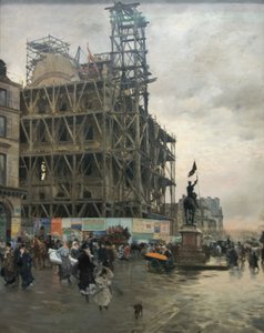 Place des Pyramides alkotó: Giuseppe de Nittis
