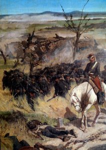 Részlet az olasz táborról, Az 1859-es bíborvásznon (olaj, vászon