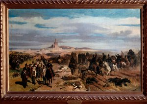 Solferino és San Martino csata 1859. június 24-én (olaj, vászon
