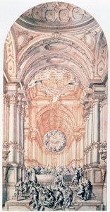 „Project design for the Gospel City”, 1716-1756 alkotó: Giuseppe Galli Bibiena