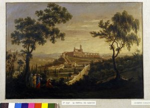 A Certosa del Galluzzo (festmény) alkotó: Giuseppe Gherardi