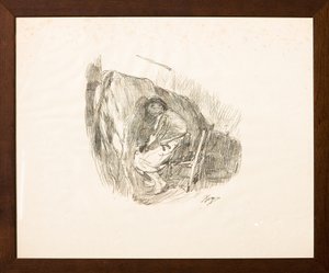 A fejés (litográfia) alkotó: Giuseppe Graziosi