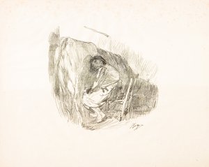 A fejés (litográfia) alkotó: Giuseppe Graziosi