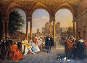 Torquato Tasso az Este Ház udvarában alkotó: Giuseppe Mancinelli